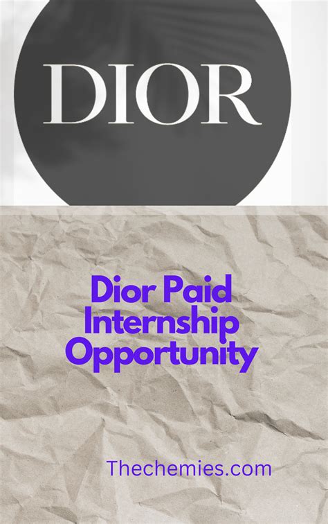 how to get an internship at dior|christian Dior jobs.